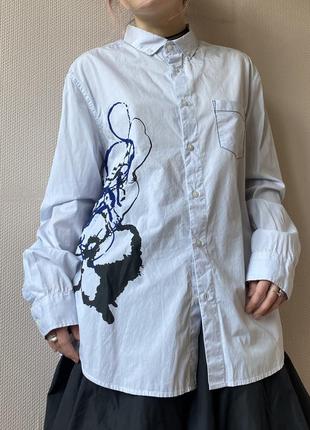 Трендова сорочка з принтом преміум бренду desigual