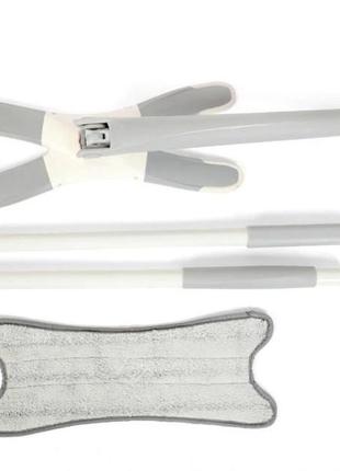 Швабра для пола x-type с отжимом 37 см и тремя насадками