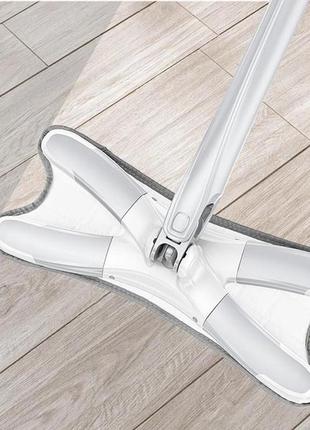 Швабра для пола x-type с отжимом 37 см и тремя насадками