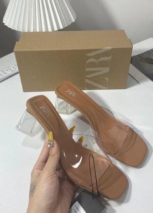 Босоножки, туфли, мюли на каблуке zara🤍