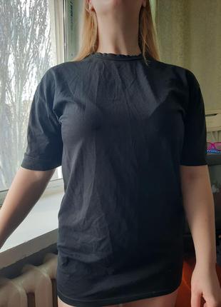 Подовжена футболка туніка оверсайз