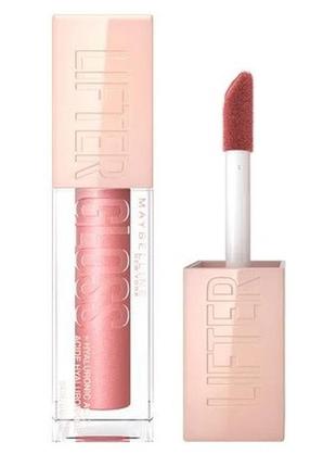 Блиск для губ maybelline new york lifter gloss з гіалуроновою кислотою, 003 moon, 5.4 мл1 фото