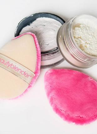 Beautyblender powder pocket puff спонж пухівка для пудри3 фото