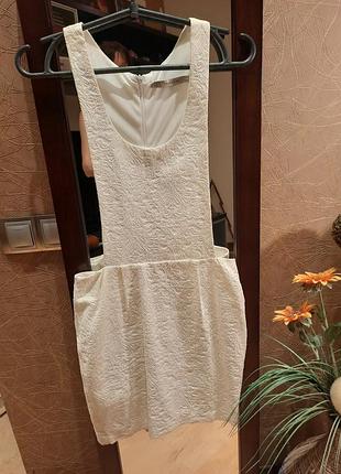 Сарафан zara білий xs