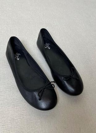 Балетки шкіряні