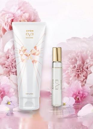 Eve become avon набір , аромат 10 мл. та лосьйон для тіла 125 мл. розпродаж