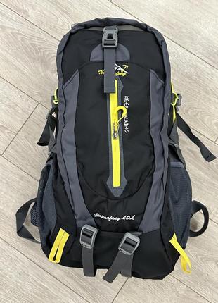 Туристичний трекінговий похідний рюкзак hutianlang 40l чорний