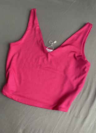 Маєчка топ рожева стильна
