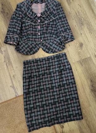 Костюм с юбкой, юбка, юбка,