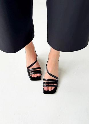 Босоніжки жіночі з натуральної шкіри і замши5 фото