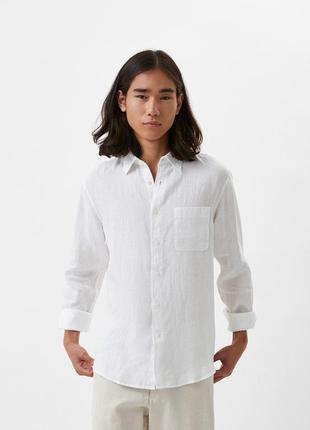 Сорочка linen uniqlo (444641)1 фото