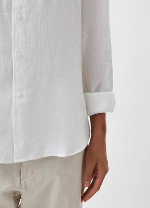 Сорочка linen uniqlo (444641)4 фото