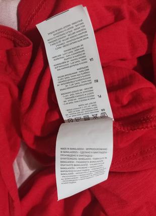 Брендовая красная блуза/топ с разделочными рукавами и связанными концами, reserved. 💯 % - бавовна10 фото