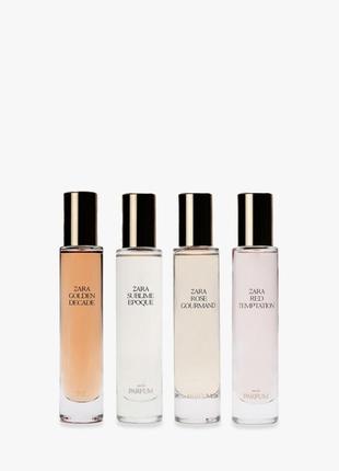 Парфуми zara, zara red temptation, zara golden decade ,zara sublime, zara rose gourmand