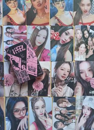 Ломо карты lomo cards айдиль (g)i-dle i feel (блакитні)2 фото