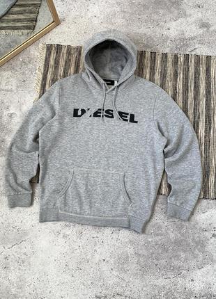 Diesel hoodie grey hotsell