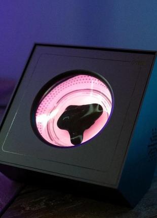 Музична ритмічна декоративна настільна лампа з магнітною рідиною ferrofluid magnetic liquid table lamp venum black