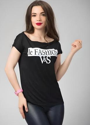Женская универсальная летняя футболка с вискозы3 фото