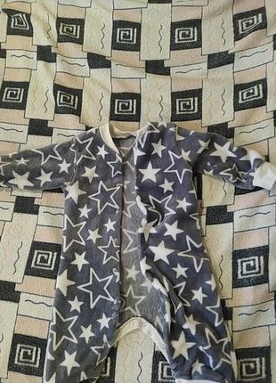 Ромпер зимовий, махра велсофт 74р.