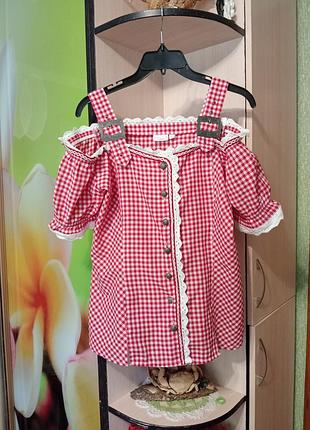 Вінтажна баварська блуза