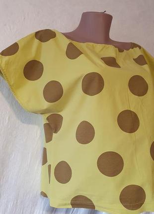 Сорочка блуза на короткий рукав італія котон широка oversize2 фото