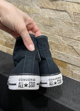 Кеди чорні converse оригінал 36,5 розмір4 фото