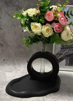 Ваза с колбой и подставка для украшений