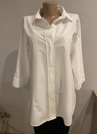Елегантна котонова сорочка високої якості, батал6 фото