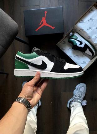 Nike air jordan low shadow green&black