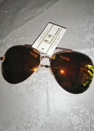 Солнцезащитные очки зеркальные авиаторы
