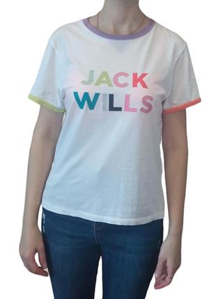 Белая футболка jack wills