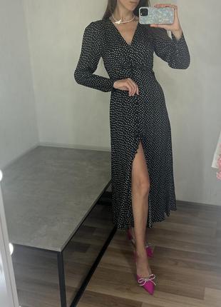 Шикарна сукня міді mango іспанія в стилі zara7 фото