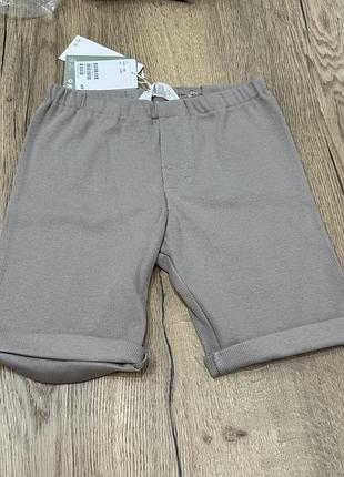 Шорти шортики 116 рубчик рубчиком універсальні хлопчик дівчинка