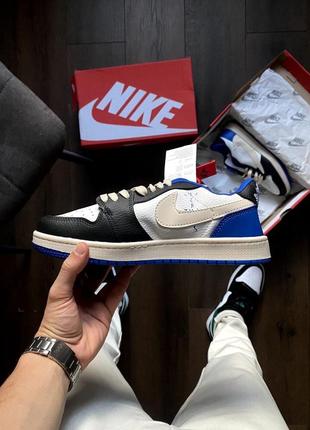 Nike air jordan 1 low travis scott x fragment5 фото