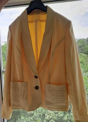 Жакет/пиджак, лён, наш р.48