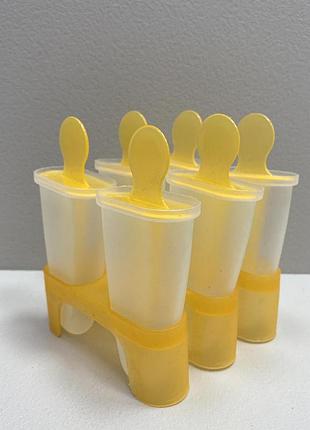 Форма пластикова для морозива stenson 21107 жовта