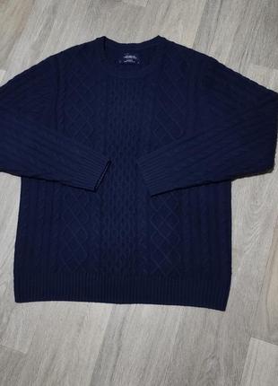 Чоловічий вовняний светр/charles tyrwhitt/кофта/синій светр/джемпер/ чоловічий одяг