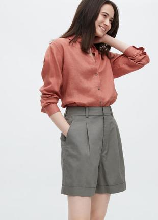 Шорти uniqlo, льон