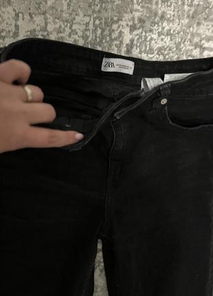 Джинсы zara клёш3 фото