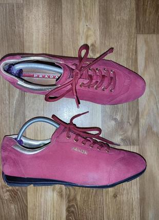Женские кроссовки prada р.39-40