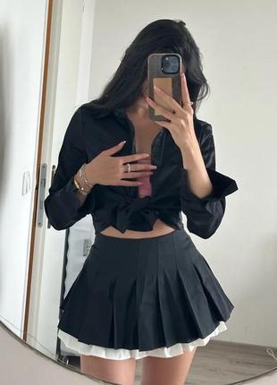 Женская мини юбка шорты классическая