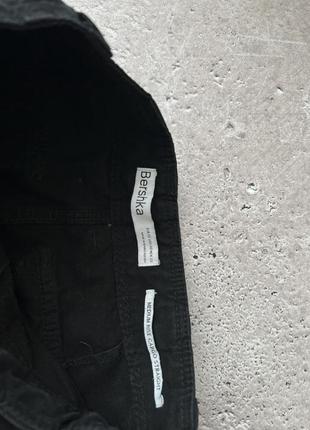 Карго штани bershka широкі cargo multipocket baggy3 фото