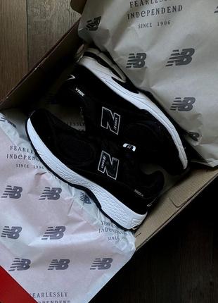 New balance 2002r black&amp;white6 фото