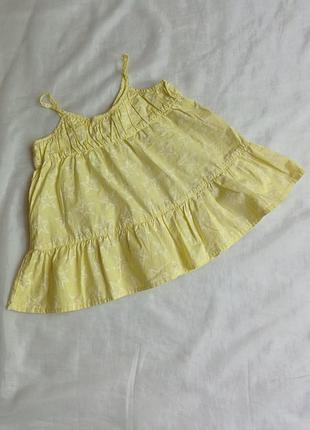 Блуза летняя девочке на 6-7 лет 2