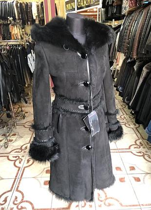 Тоскана на гудзики,капюшон