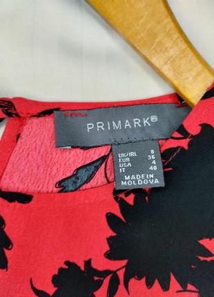 Красное платье миди primark7 фото