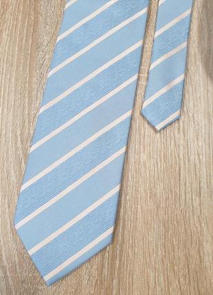 Галстук голубой