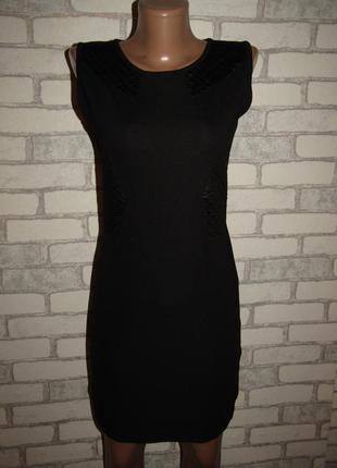 Стильное черное платье сарафан s-m yes or no