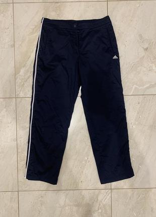 Спортивные винтажные брюки синие adidas брюки