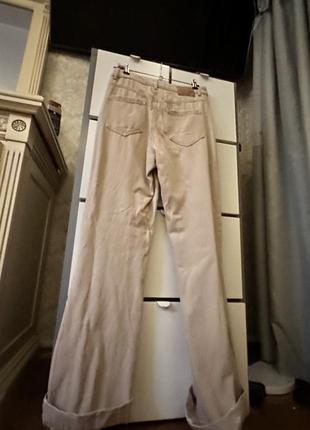 Джинси широкі  брюки клеш sisley10 фото